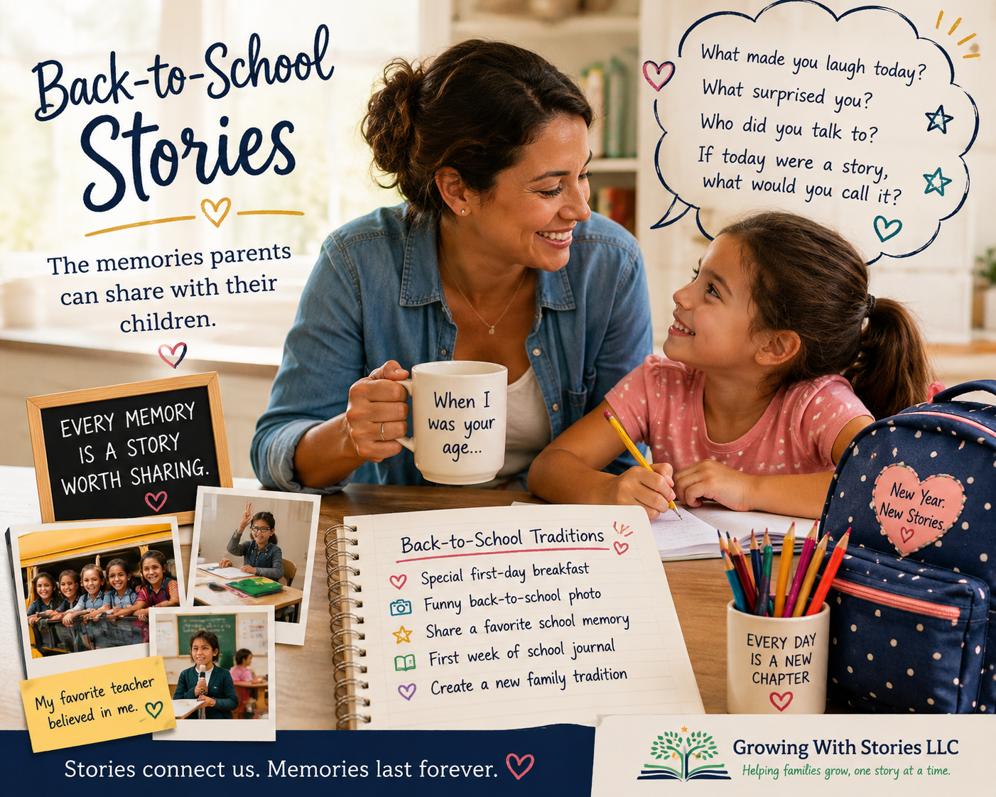 Back-to-School Memories: Stories Parents and Children Can Share